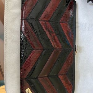 Vintage Pierre Cardin snakeskin clutch